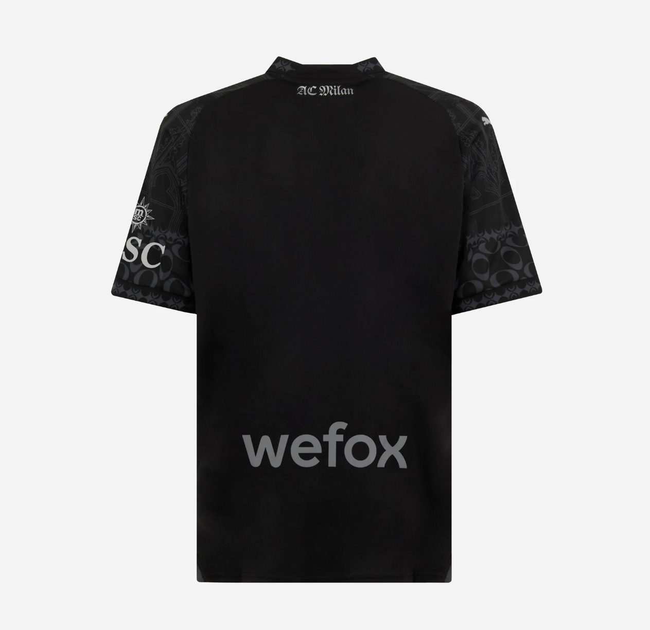 Maglia Milan x Pleasures Fourth Black 2023/2024