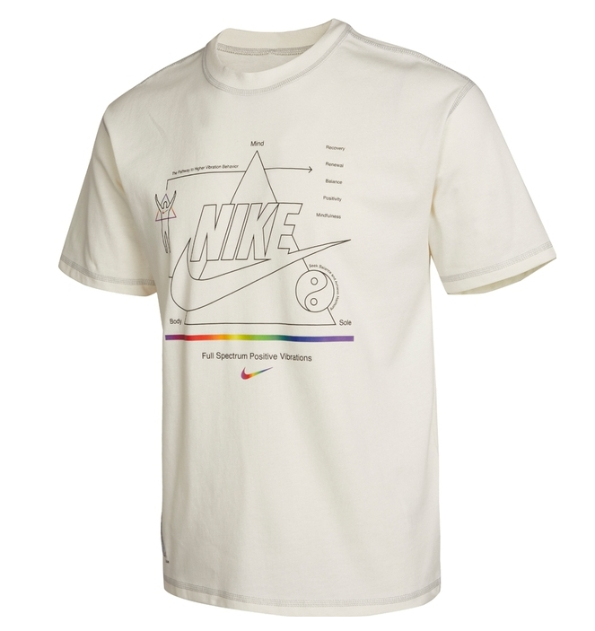 Nike White Health Logo T-Shirt
