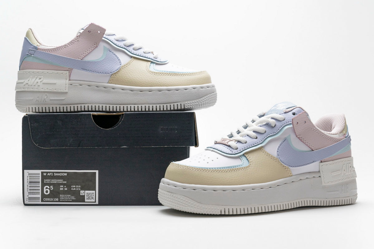 Womens Air Force 1 Shadow White Ghost