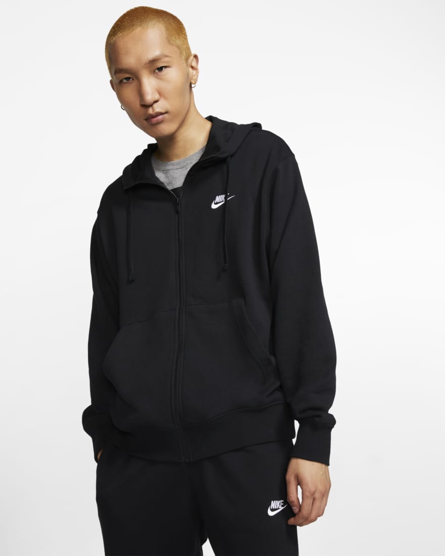 Felpa Nike Classic NSW Aperta con Cappuccio e Full Zip