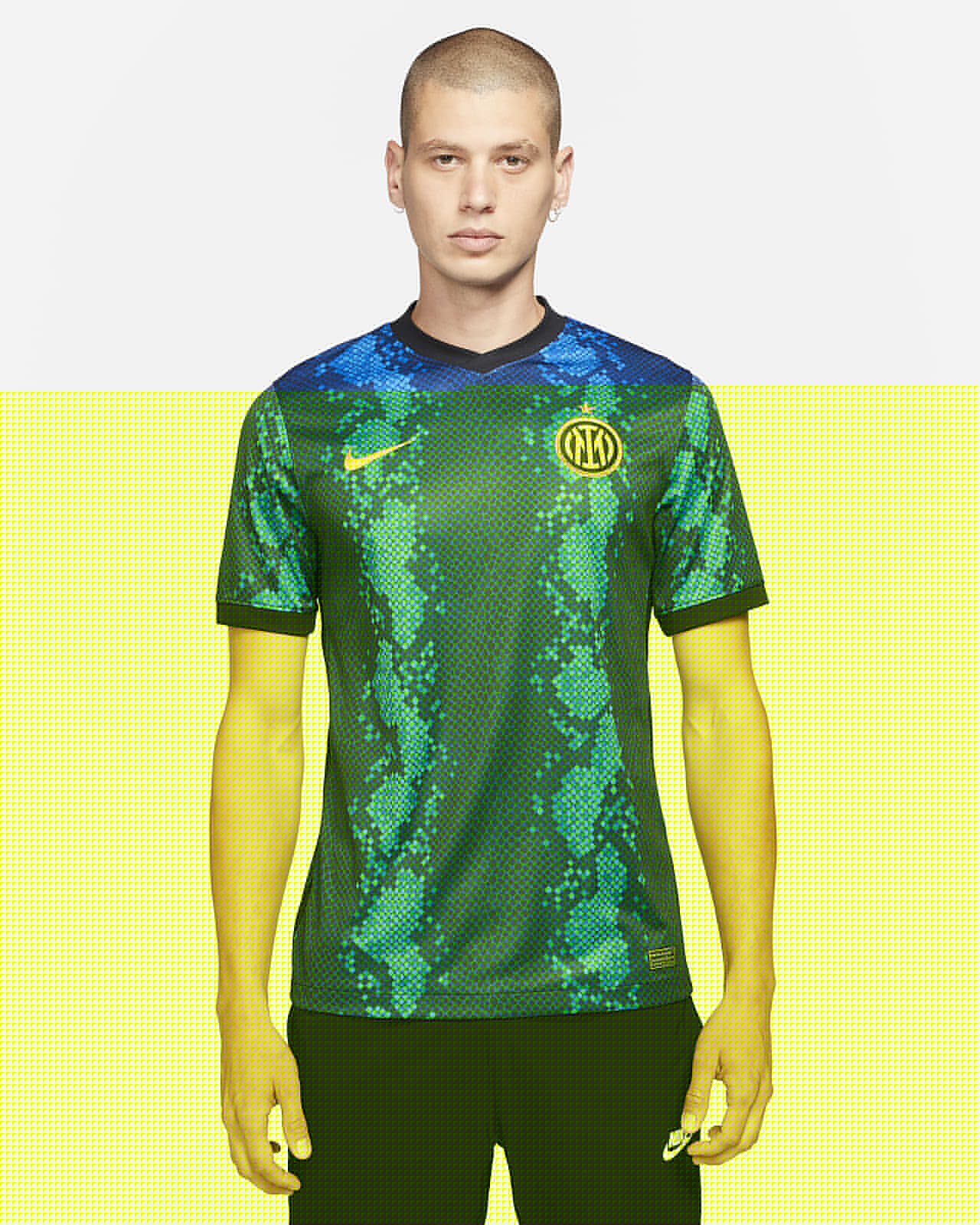 Maglia Inter Home 2021/2022 (Modello Senza Sponsor Frontale)
