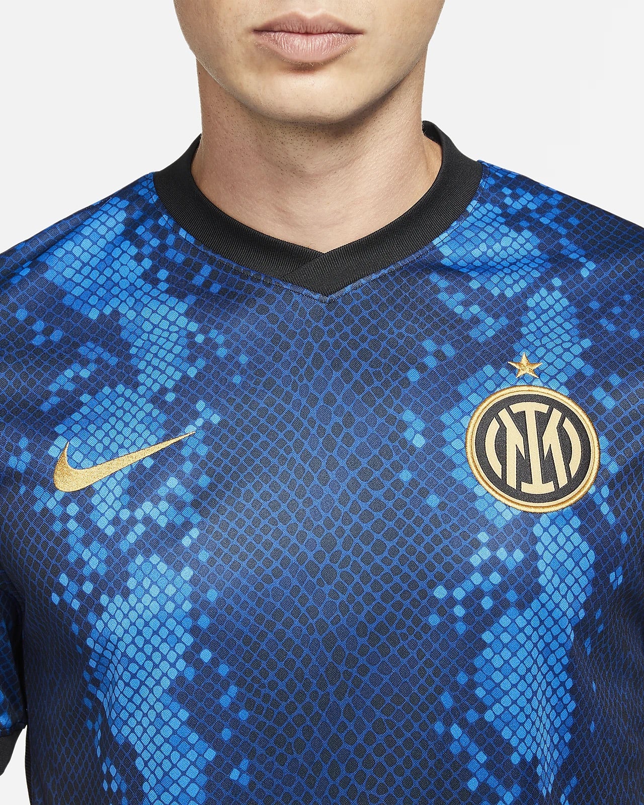 Maglia Inter Home 2021/2022 (Modello Senza Sponsor Frontale)