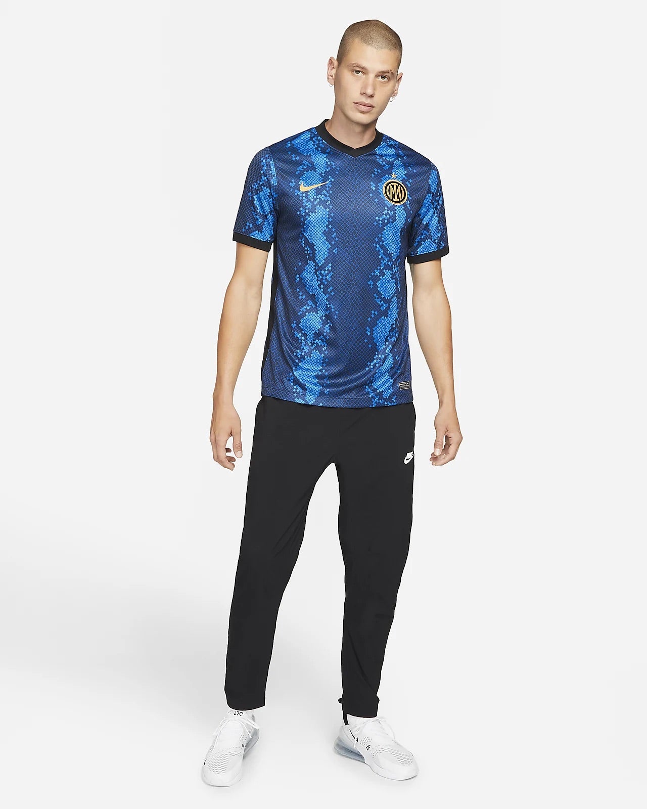 Maglia Inter Home 2021/2022 (Modello Senza Sponsor Frontale)