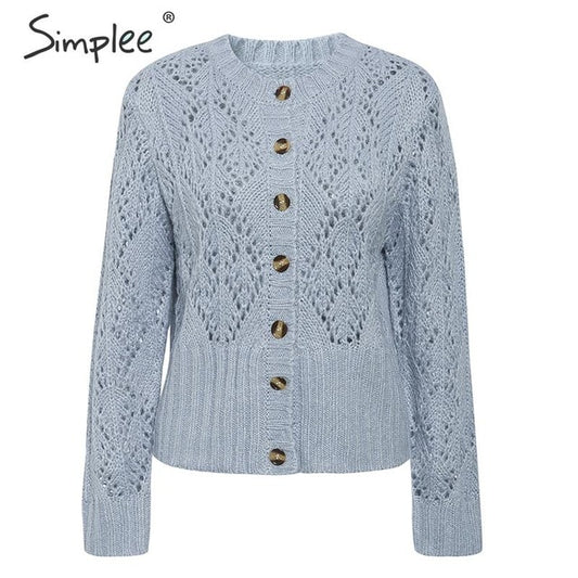 Maglioncino aperto ricamato con motivo a quadri