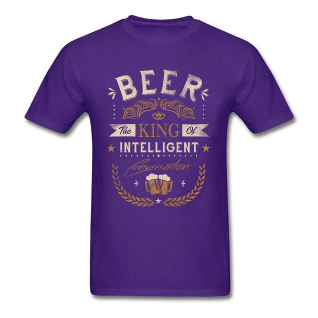 Oh Beer T-shirt King Of Intelligent