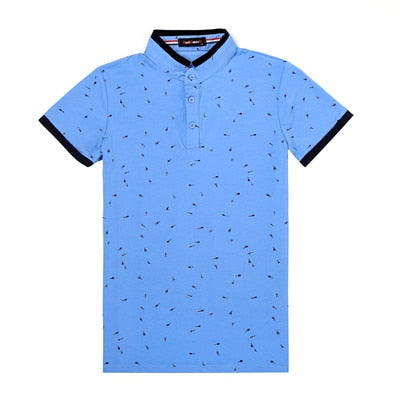 Polo 3 bottoni con disegno