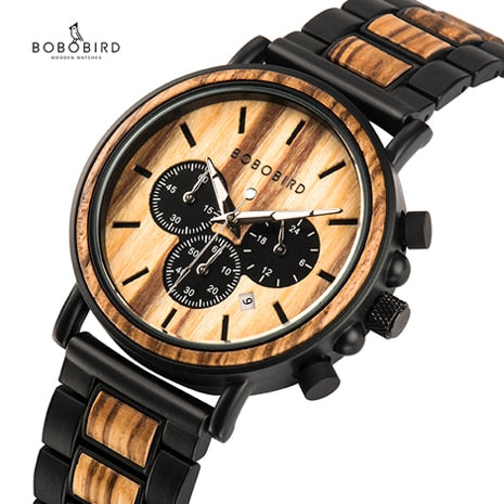 Orologio in legno personalizzabile con il proprio nome