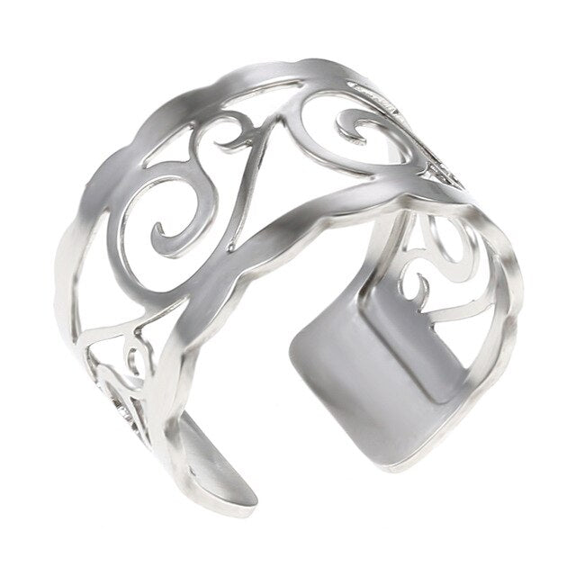 Anello in vari disegni con interno colorato intercambiabile