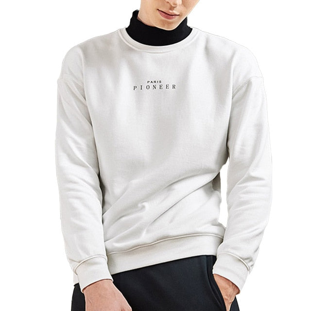 Maglia a maniche lunghe con stampa sul petto Pioneer