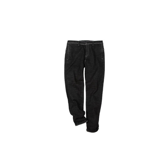 Jeans a vita bassa con risvolto