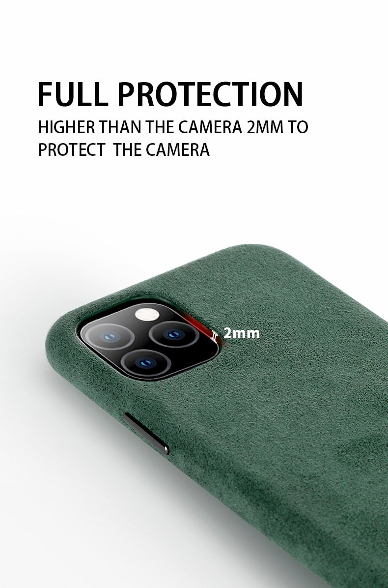 Cover in Alcantara per iPhone 11, 11 Pro, 11 Pro Max