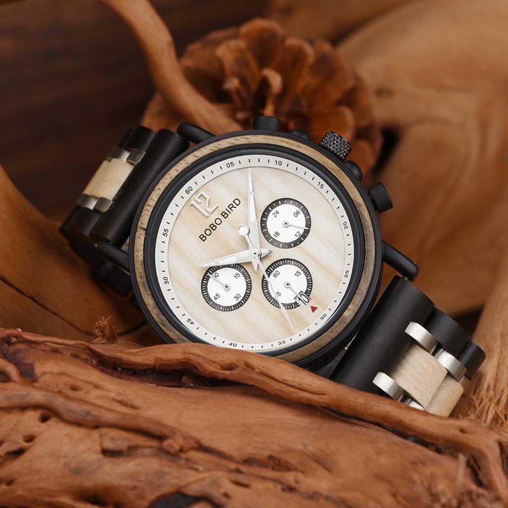 Orologio in legno bicolore personalizzabile