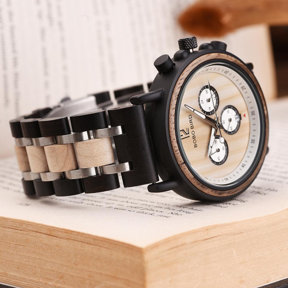 Orologio in legno bicolore personalizzabile