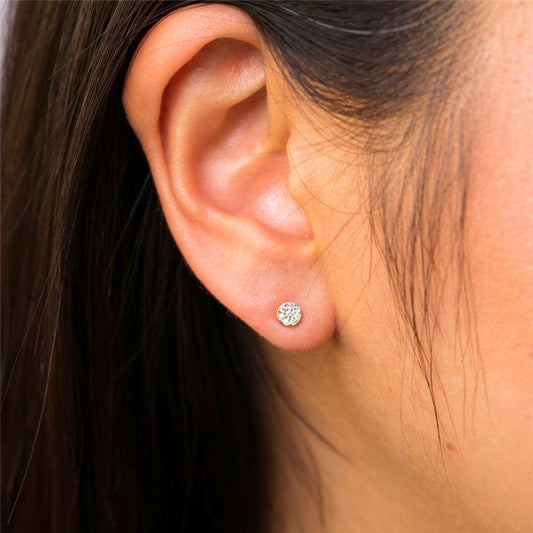 Orecchini circolari Rose Gold