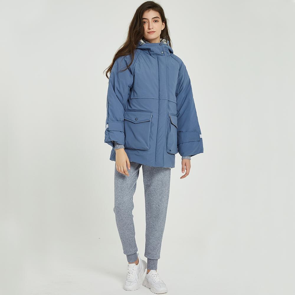 Parka con tastoni frontali