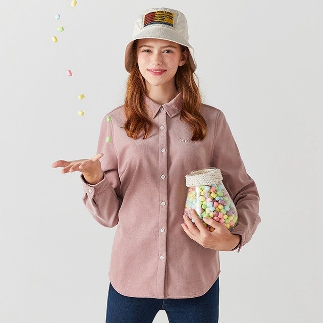 Camicetta con trama a costine