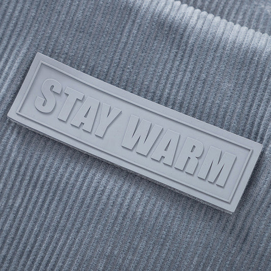 Giacca in corduroy con tasca sul petto