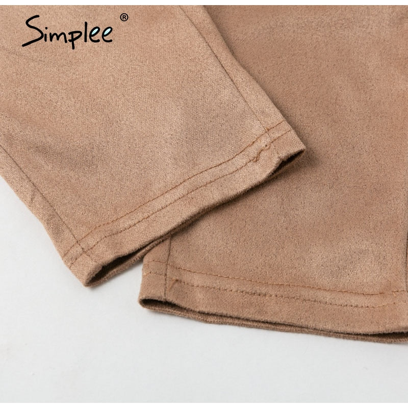 Pantalone a vita alta skinny con zip