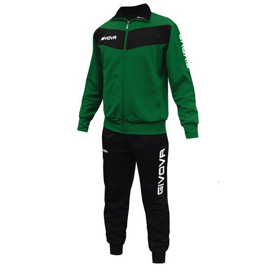 TUTA SPORTIVA GIVOVA VISA TR018 ALLENAMENTO RUNNING ZIP UOMO DONNA UNISEX