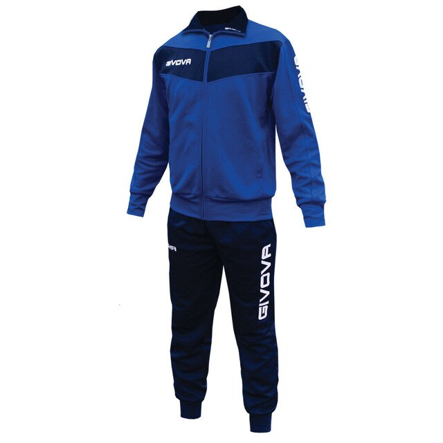 TUTA SPORTIVA GIVOVA VISA TR018 ALLENAMENTO RUNNING ZIP UOMO DONNA UNISEX