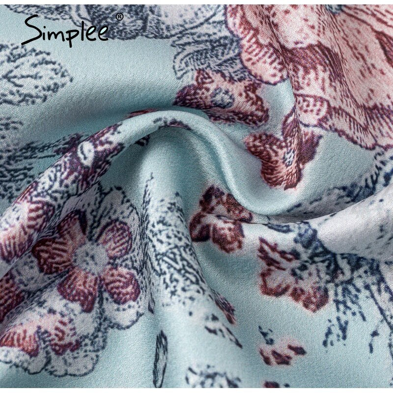 Gonna midi a stampa floreale con disegno floreale e mini spacco