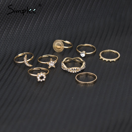 Set anelli in vari disegni