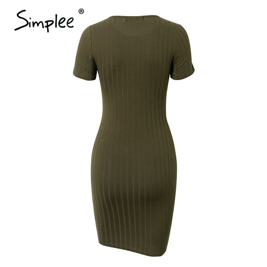 Vestitino corto con lacci frontali