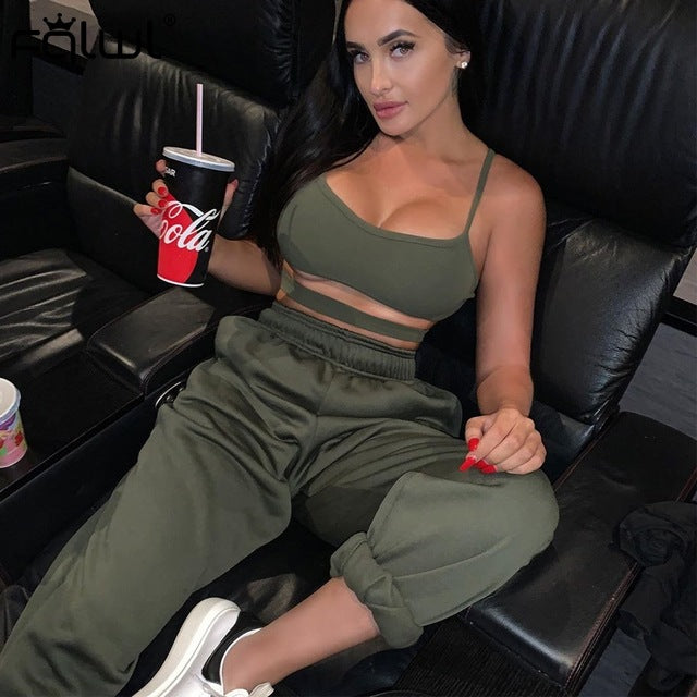 Pantalone tuta con elastico