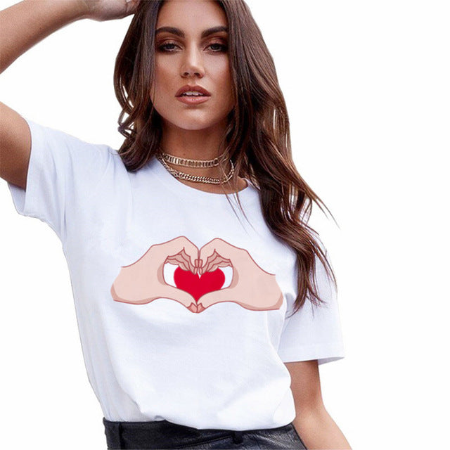 T-Shirt con Stampa centrale