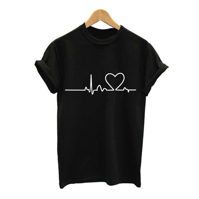 T-Shirt con Stampa centrale