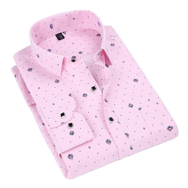 Camicia casual Slim Fit a manica lunga