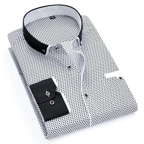 Camicia casual Slim Fit a manica lunga