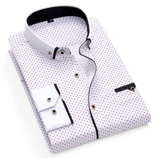 Camicia casual Slim Fit a manica lunga