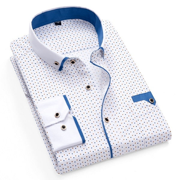 Camicia casual Slim Fit a manica lunga