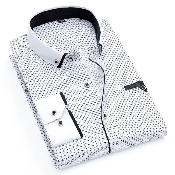 Camicia casual Slim Fit a manica lunga