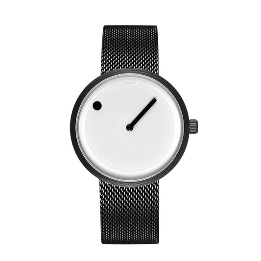 Orologio minimal con lancetta e punto