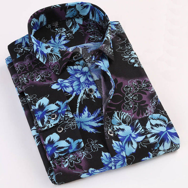 Camicia casual Slim Fit a manica lunga