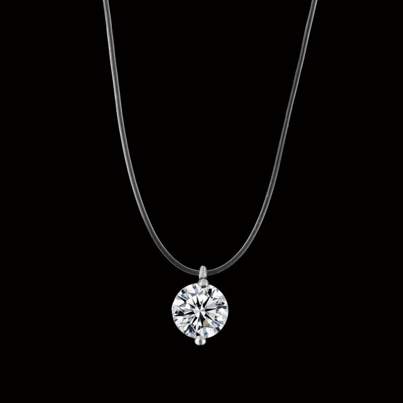 Collana in zinco con diamantino