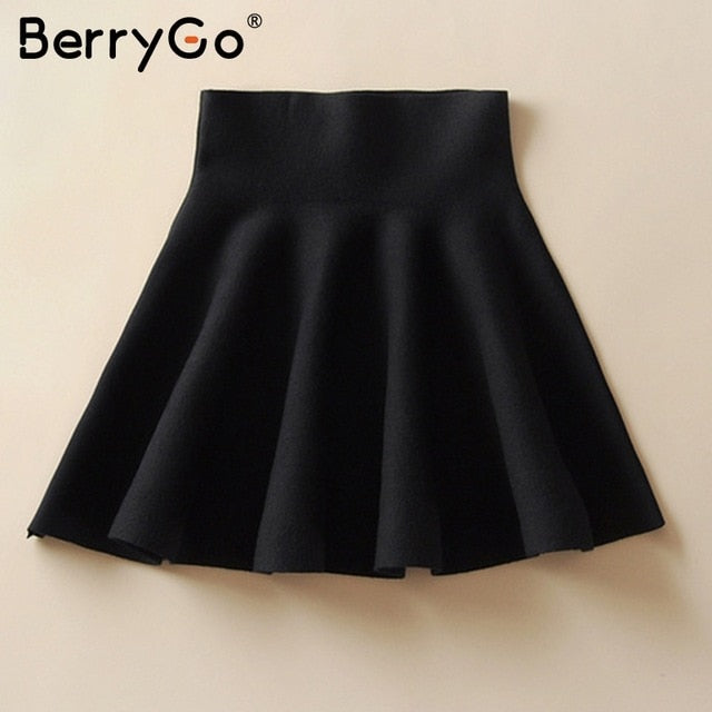 Minigonna lavorata a pieghe drappeggiate