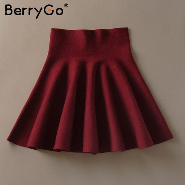 Minigonna lavorata a pieghe drappeggiate