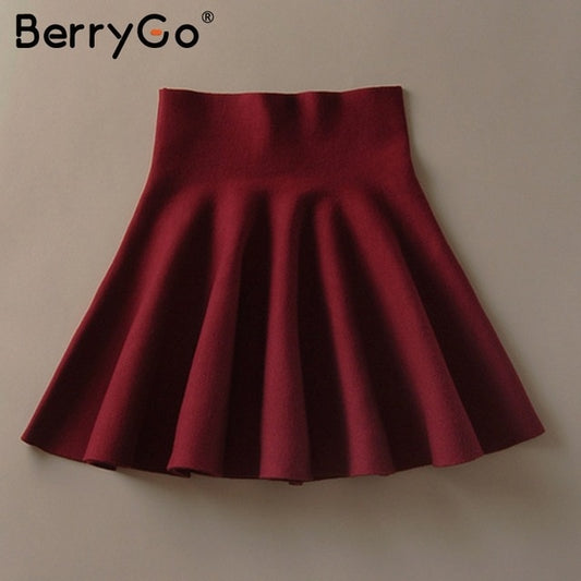 Minigonna lavorata a pieghe drappeggiate