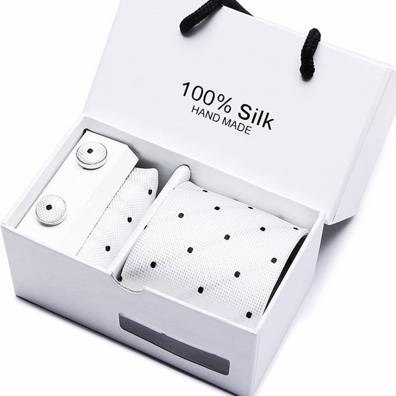 Set Regalo Cravatta + Pochette + Gemelli