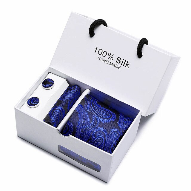 Set Regalo Cravatta + Pochette + Gemelli