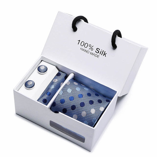 Set Regalo Cravatta + Pochette + Gemelli