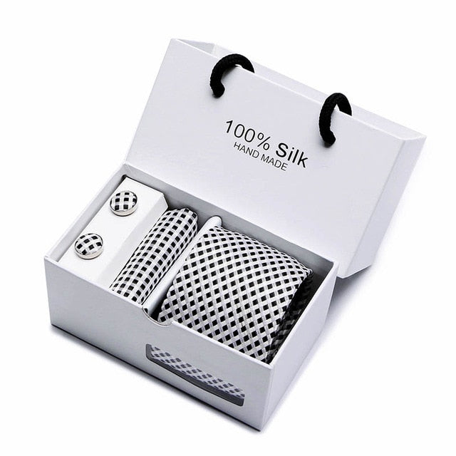Set Regalo Cravatta + Pochette + Gemelli