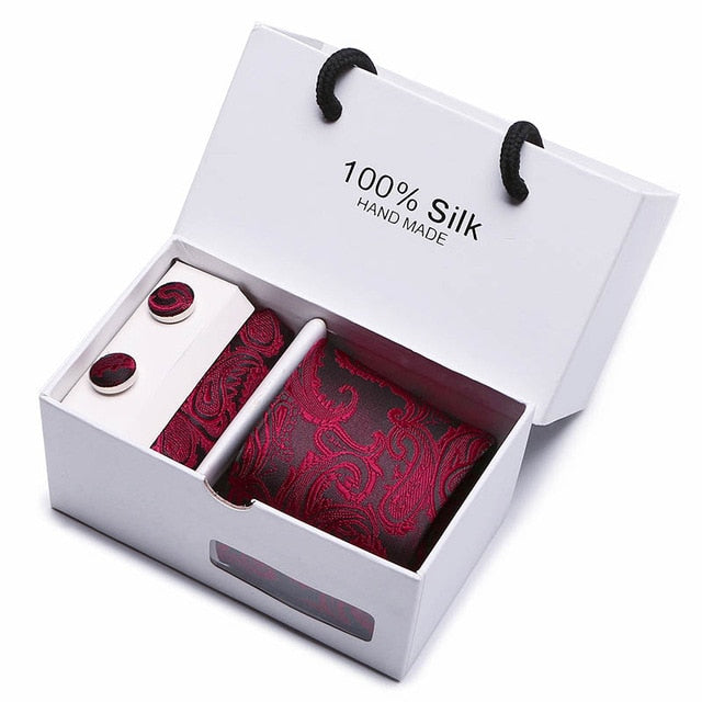 Set Regalo Cravatta + Pochette + Gemelli