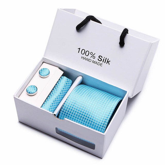 Set Regalo Cravatta + Pochette + Gemelli