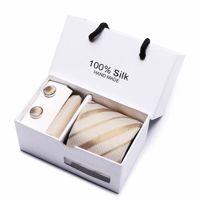 Set Regalo Cravatta + Pochette + Gemelli