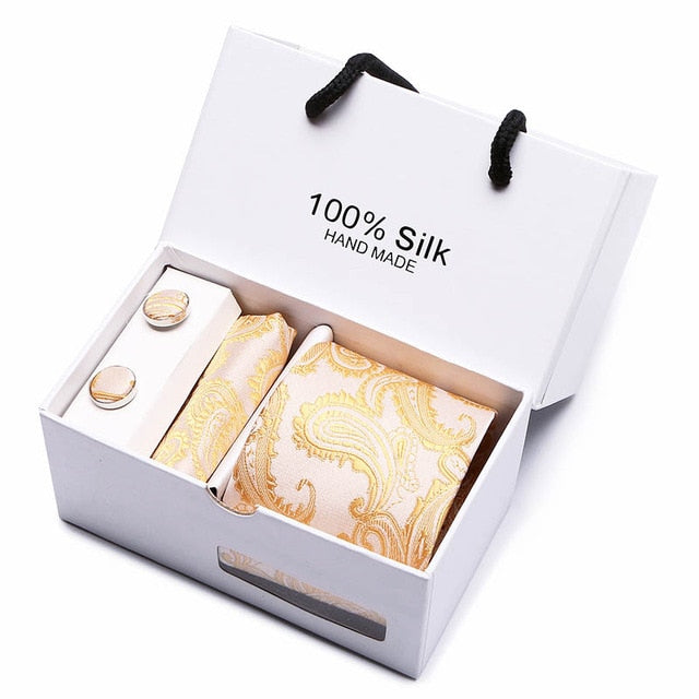 Set Regalo Cravatta + Pochette + Gemelli