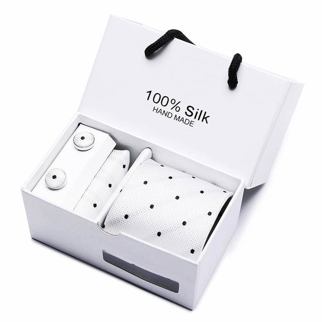 Set Regalo Cravatta + Pochette + Gemelli